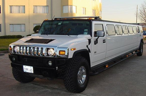 White Hummer H2